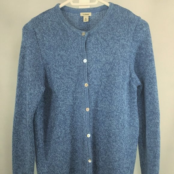 L.L. Bean Sweaters - L.L. Bean Heavyweight Blue Cardigan